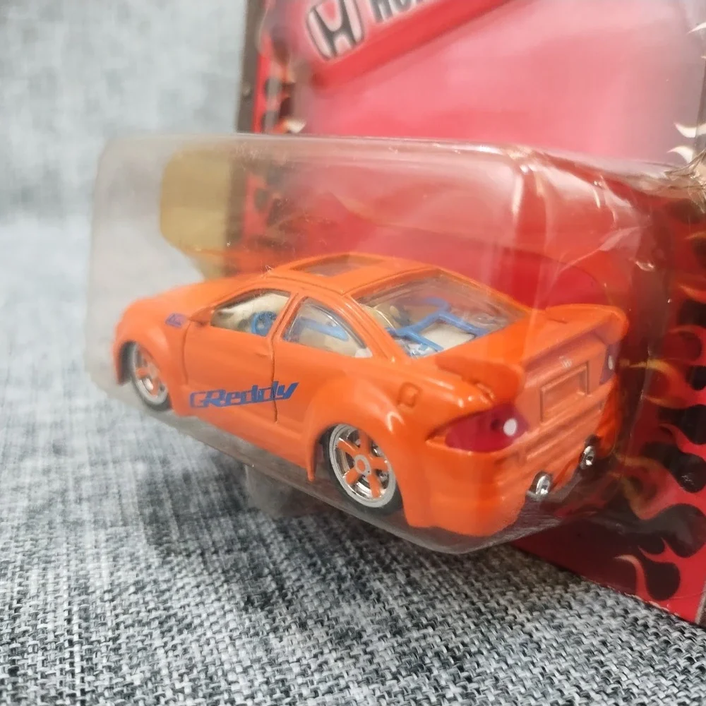LOT OF 2 Motorworks Diecast Tuner Series 1 Honda Civic Si Yellow & Orange NIB